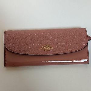 Coach pink wallet